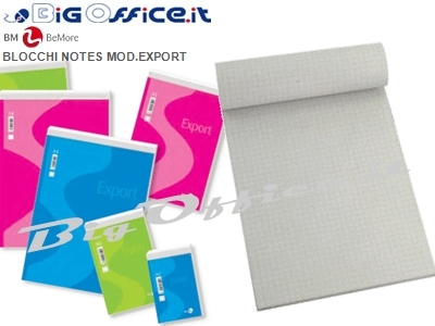 BLOCCO NOTES BM EXPORT A4 60 FG